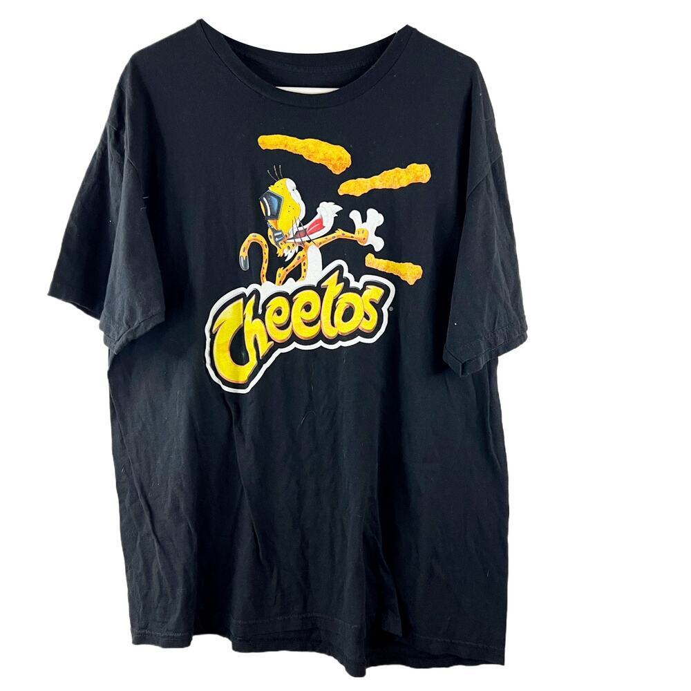 Cheetos Chester Mens Black‎ T-Shirt Size XL